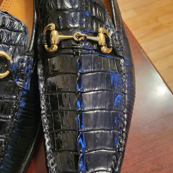 Vero Cucio Valentino Genuine Crocodile loafers size 12/European 45